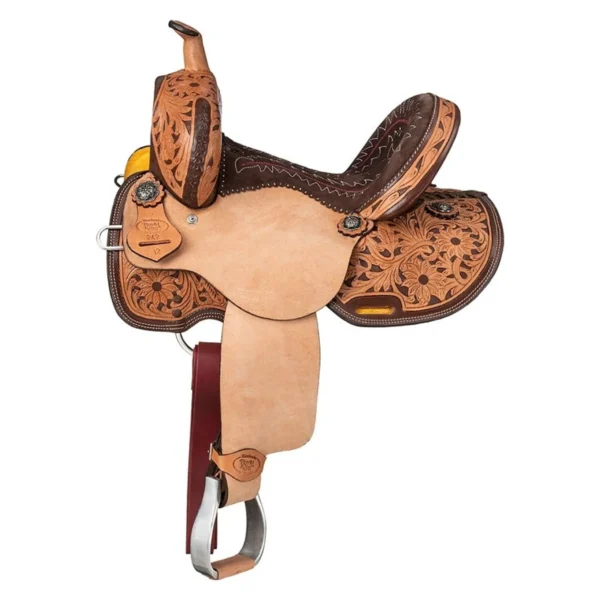 Tough1 Royal King Hawley Barrel Saddle - Image 3