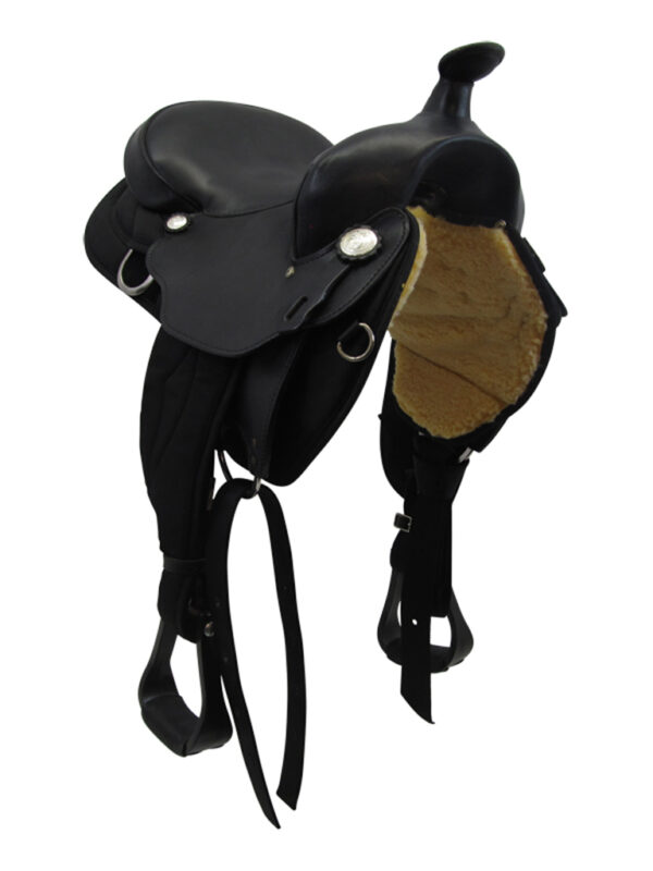 16" 17" Big Horn Synthetic Gaited Saddle 309 310 - Image 4