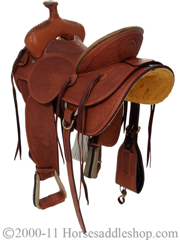 15.5" to 17" Billy Cook High Country Rancher Saddle - Image 2