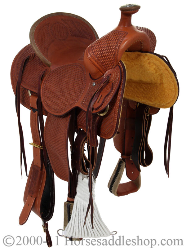 15.5" to 17" Billy Cook High Country Rancher Saddle - Image 3