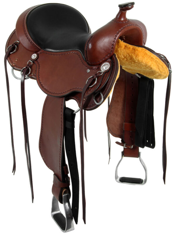 15" to 17" Cashel Western Trail Saddle, Reg, Wide and XWide Tree - Image 4