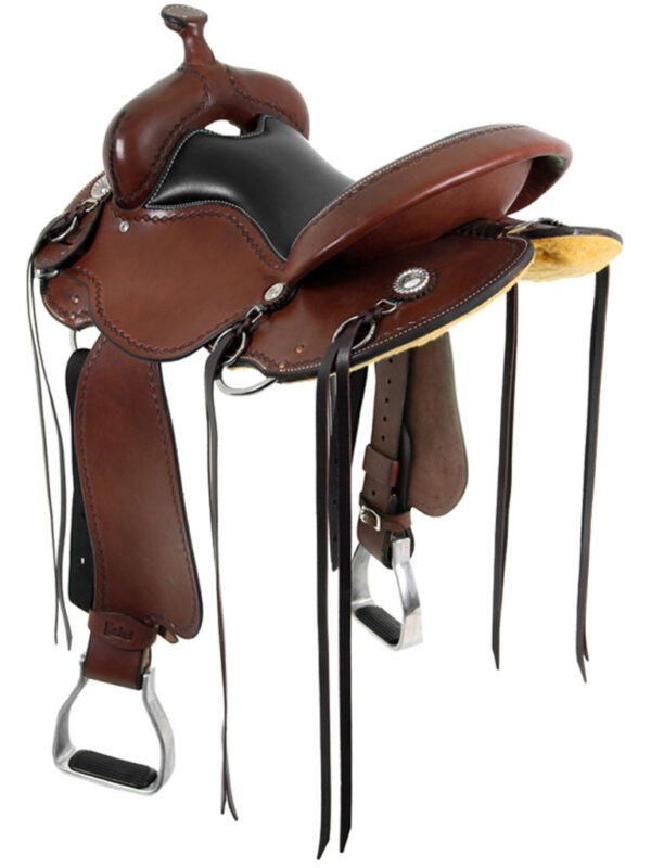 15" to 17" Cashel Western Trail Saddle, Reg, Wide and XWide Tree - Image 3